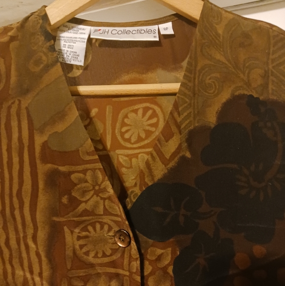 👚JH Collectables Vintage Long Sleeve Top 8P, 100% Polyester,Nice,Gift It.🎁 - Picture 8 of 8